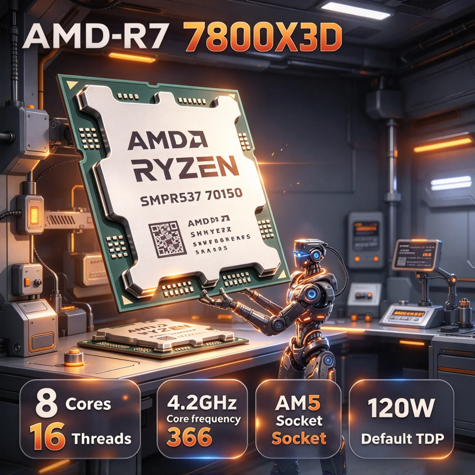 Amd Cpu Ryzen 7 - NUEVA CPU AMD Ryzen 7 7800X3D