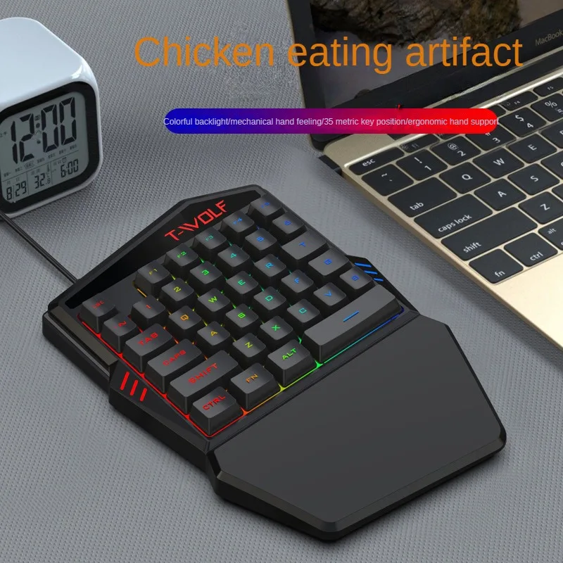 T-WOLF TF900 Juego de trono de - Gaming Keyboard Mini reseña y precio
