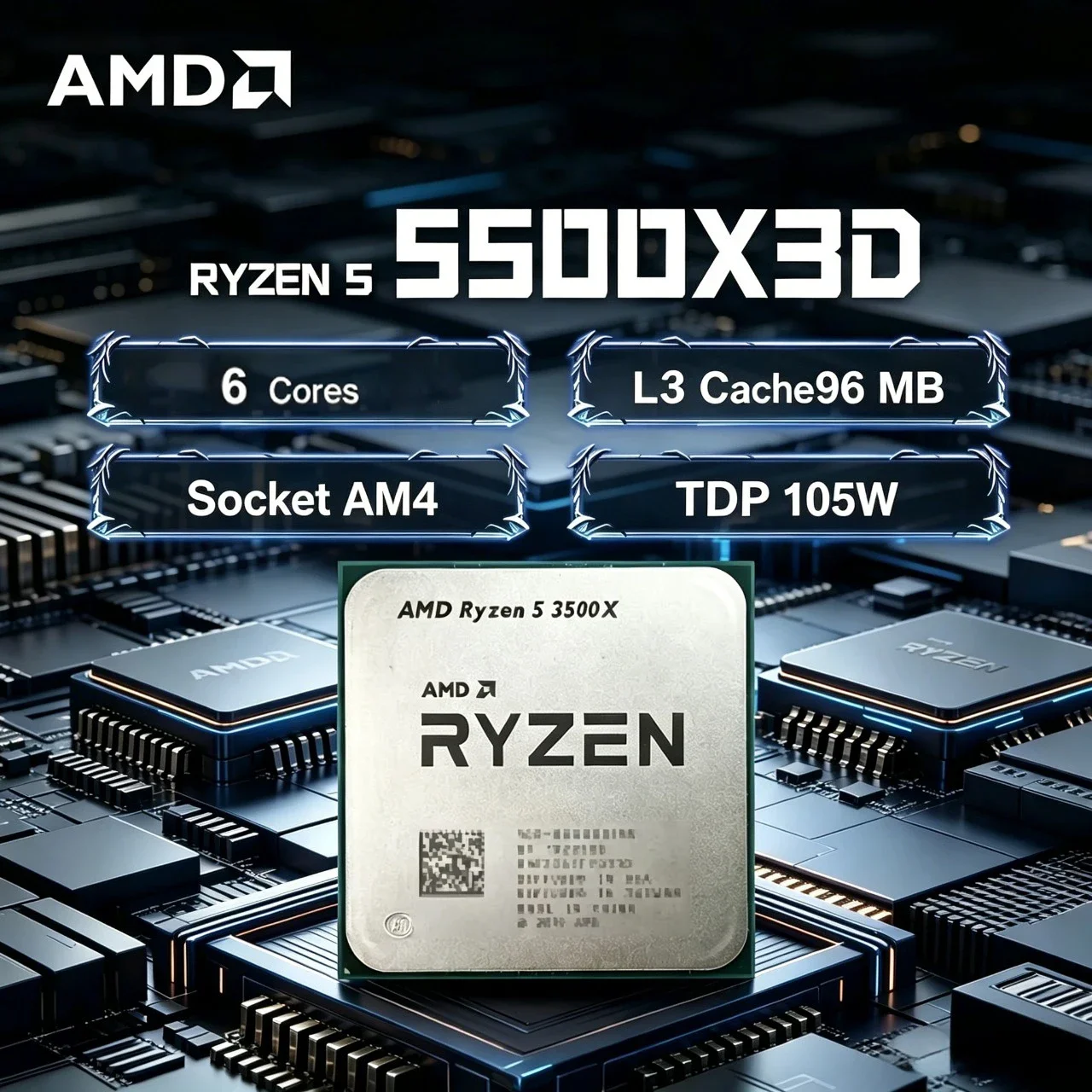 NUEVA CPU AMD Ryzen 7 7800X3D  - Amd Cpu Ryzen 7 reseña y precio
