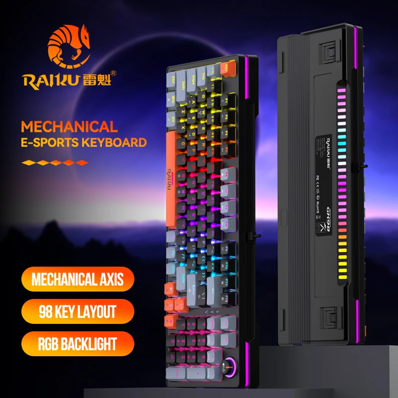 Teclado para juegos con cable  - Keyboard Gaming Blue Switch reseña y precio