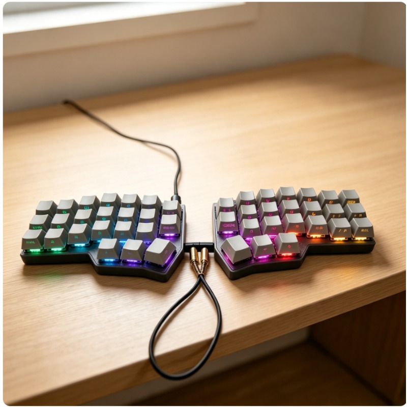 Kit de teclado mecánico con ca - Gaming Keyboard Hot Swappable reseña y precio
